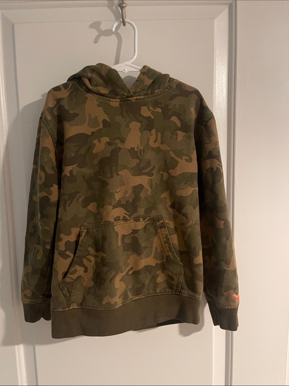 The Black Dog Kids Camo Hoodie - Olive & Brown Kids Size Small (5/6)